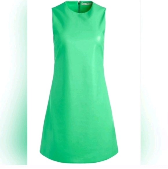 Alice+Olivia Coley faux-leather mini dress Size 0 $398 - Picture 7 of 15